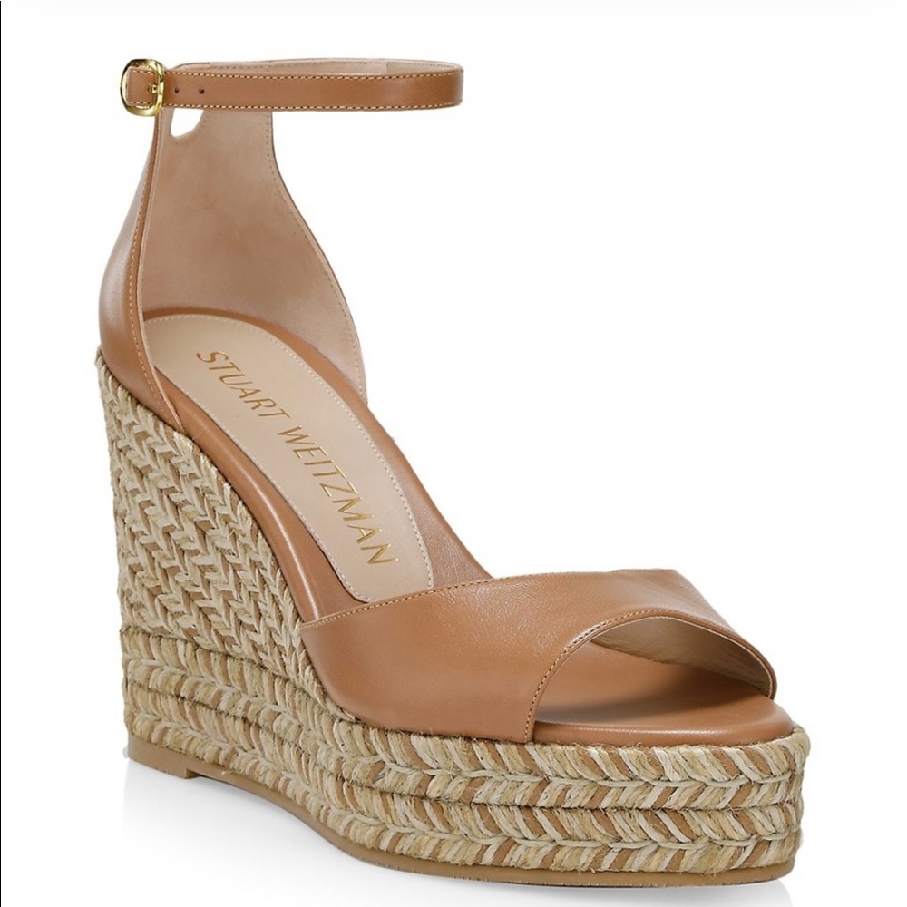 Stuart Weitzman NUDISTCURVE ESPADRILLE WEDGE